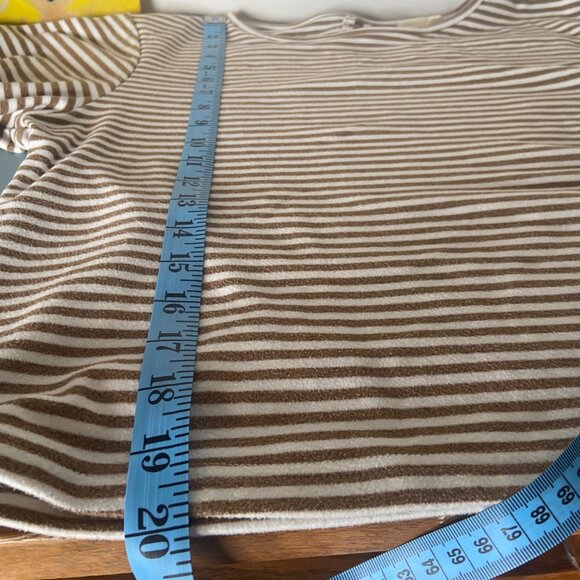 Artlove Paris Striped puffed sleeve top - size medium, twee, tomatogirl, French - Picture 13 of 14